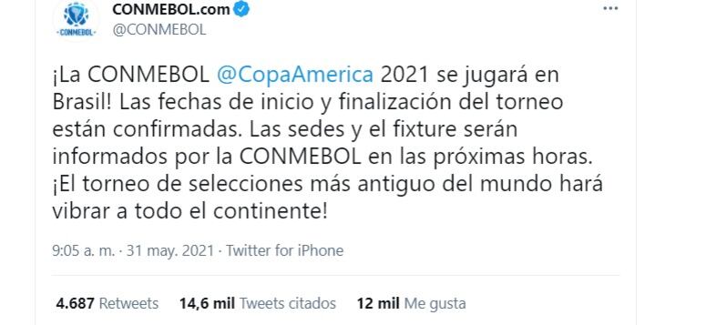 Copa América de la Conmebol