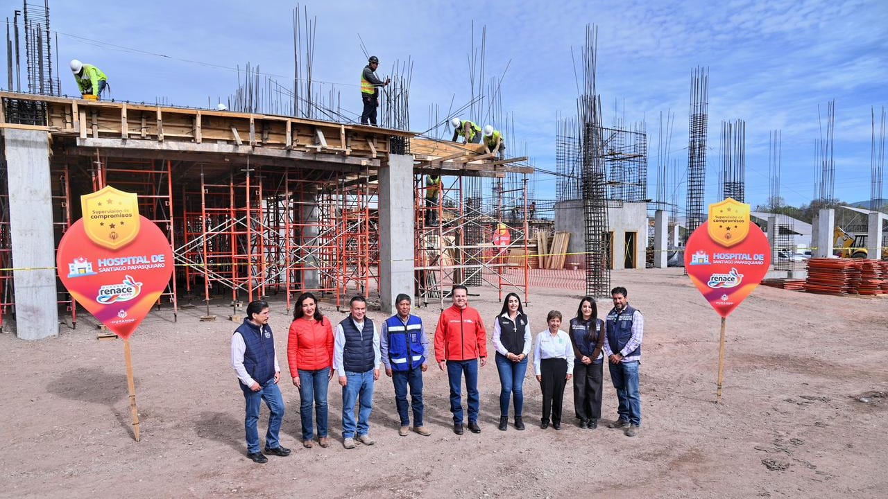Esteban Villegas mejora servicios de salud en Durango con nuevo hospital y abasto de medicamentos