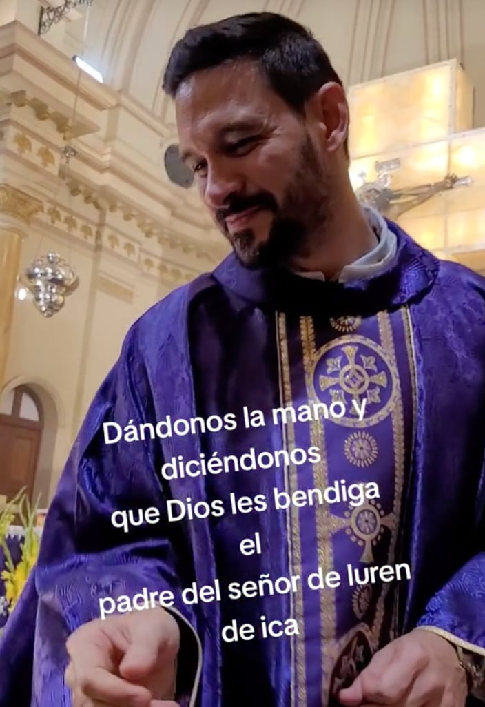 Sacerdote guapo viral en TikTok
