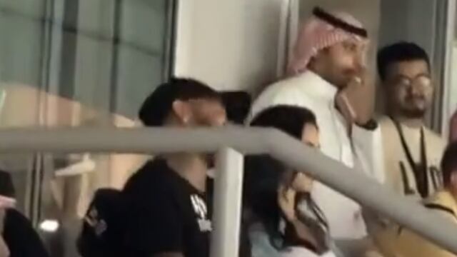 Neymar riéndose de CR7