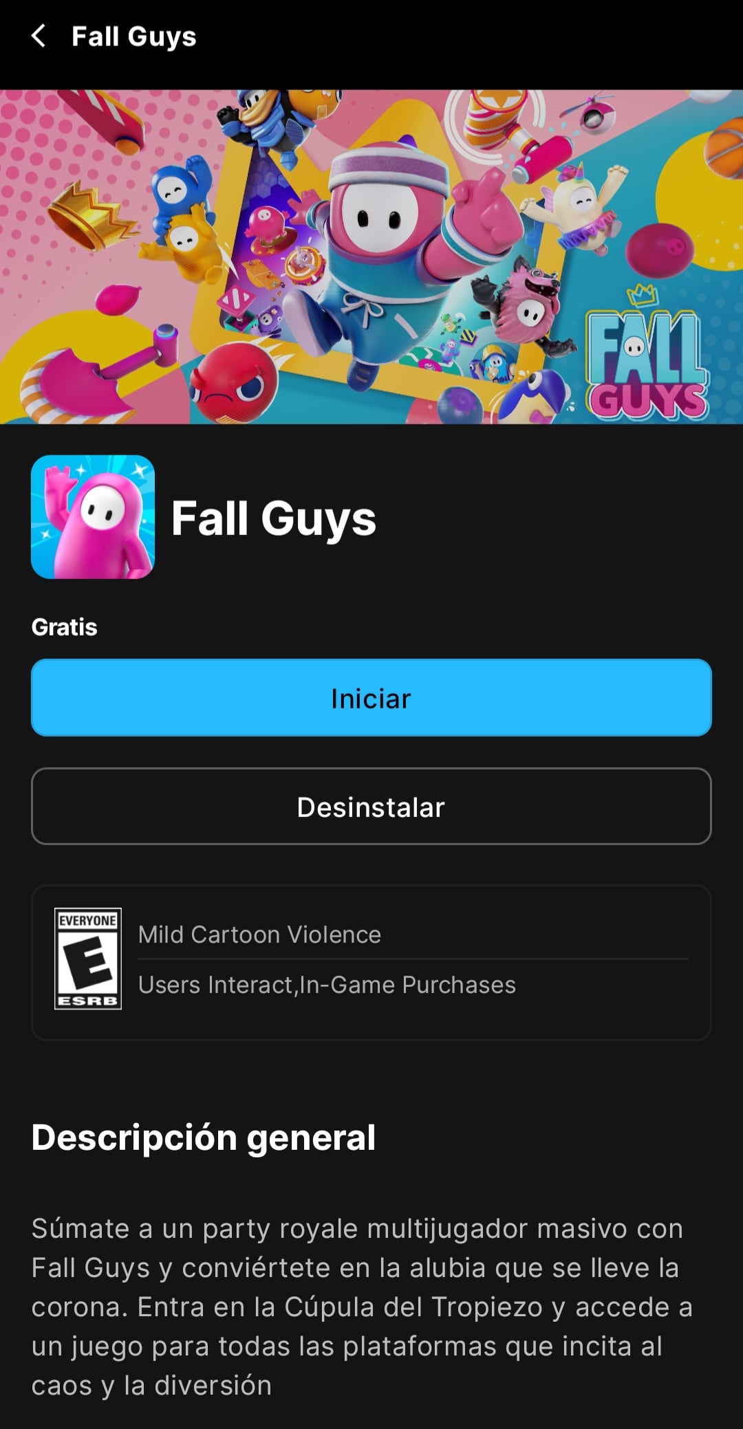 Fall Guys Mobile para descargar en México