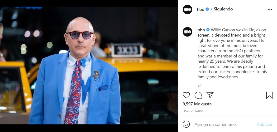 HBO se despide de Willie Garson