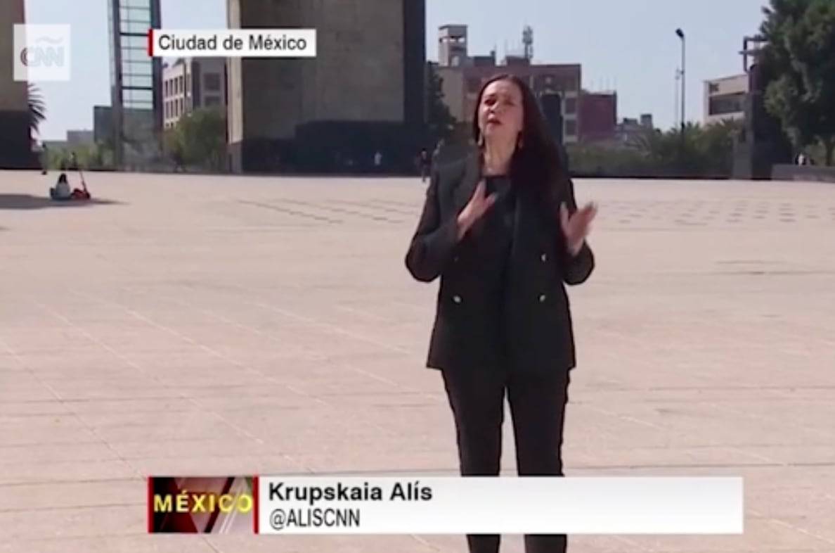 Krupskaia Alís, corresponsal de CNN