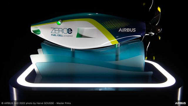 Airbus presento su motor Zeroe a base de hidrogeno con miras a 2035