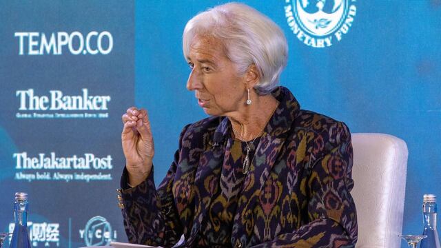 Christine Lagarde, directora del FMI.