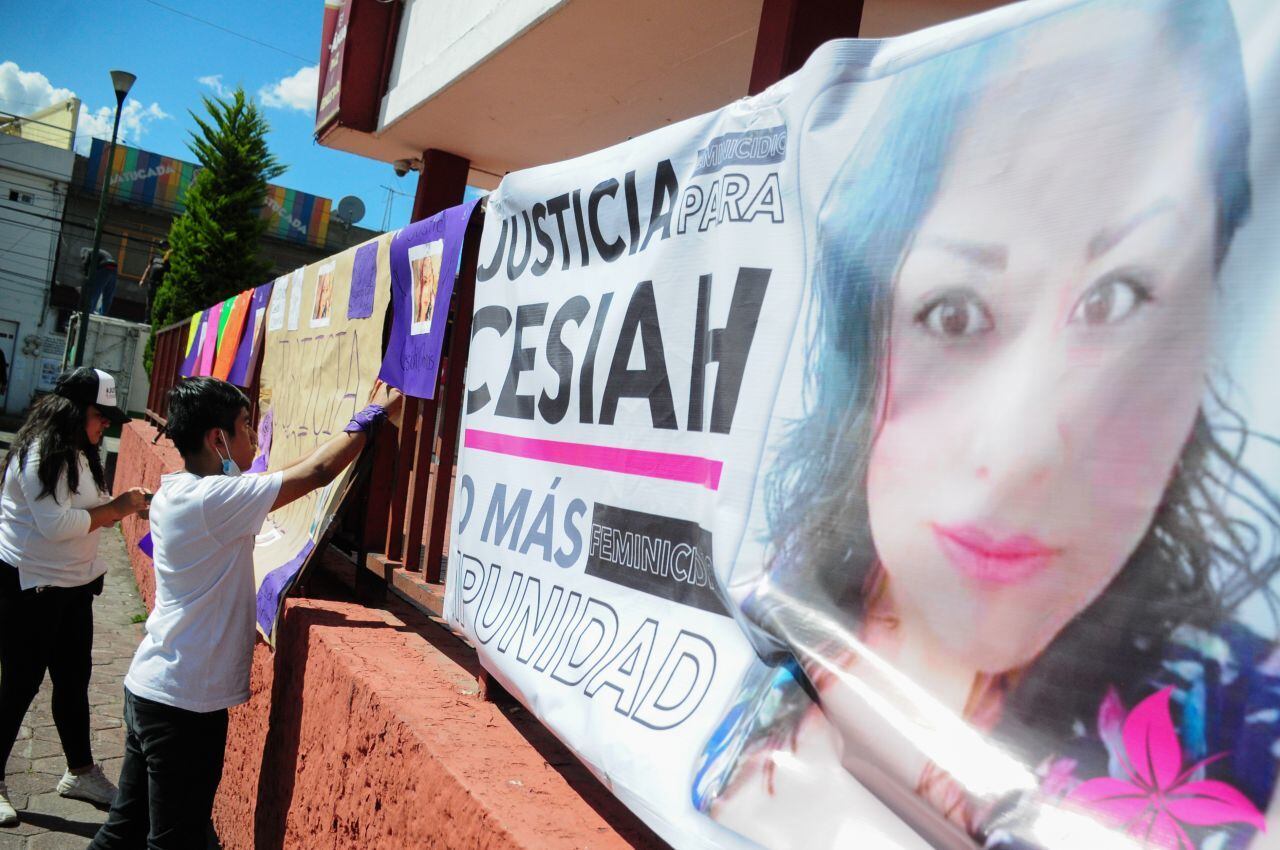 Protesta por el feminicidio de Cesiah
