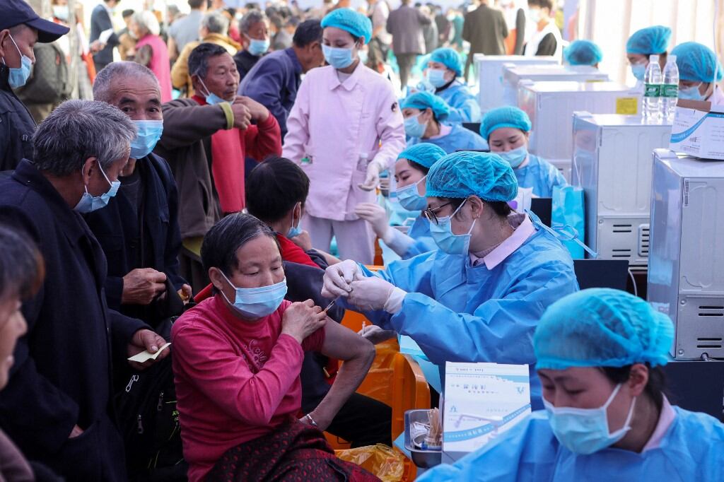 Vacunación en China