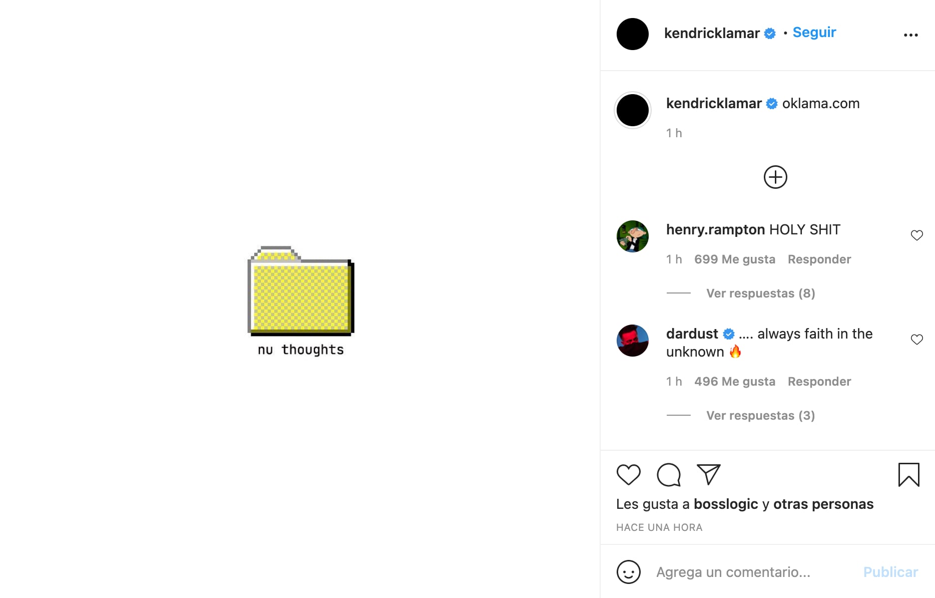 Anuncio de Kendrick Lamar