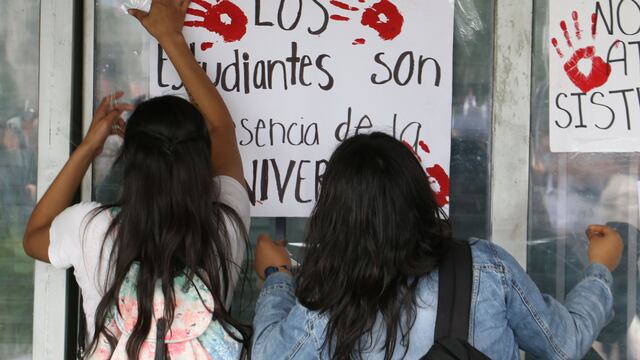 Protesta en la UNAM por acoso.