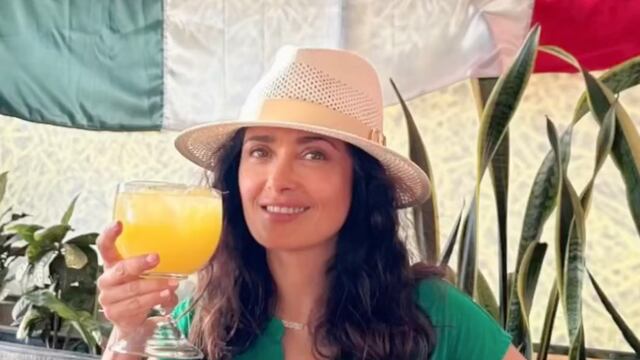 Salma Hayek celebra el Día de la Independencia de México