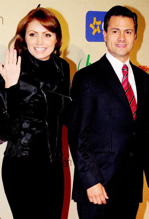 Angélica Rivera y Enrique Peña Nieto