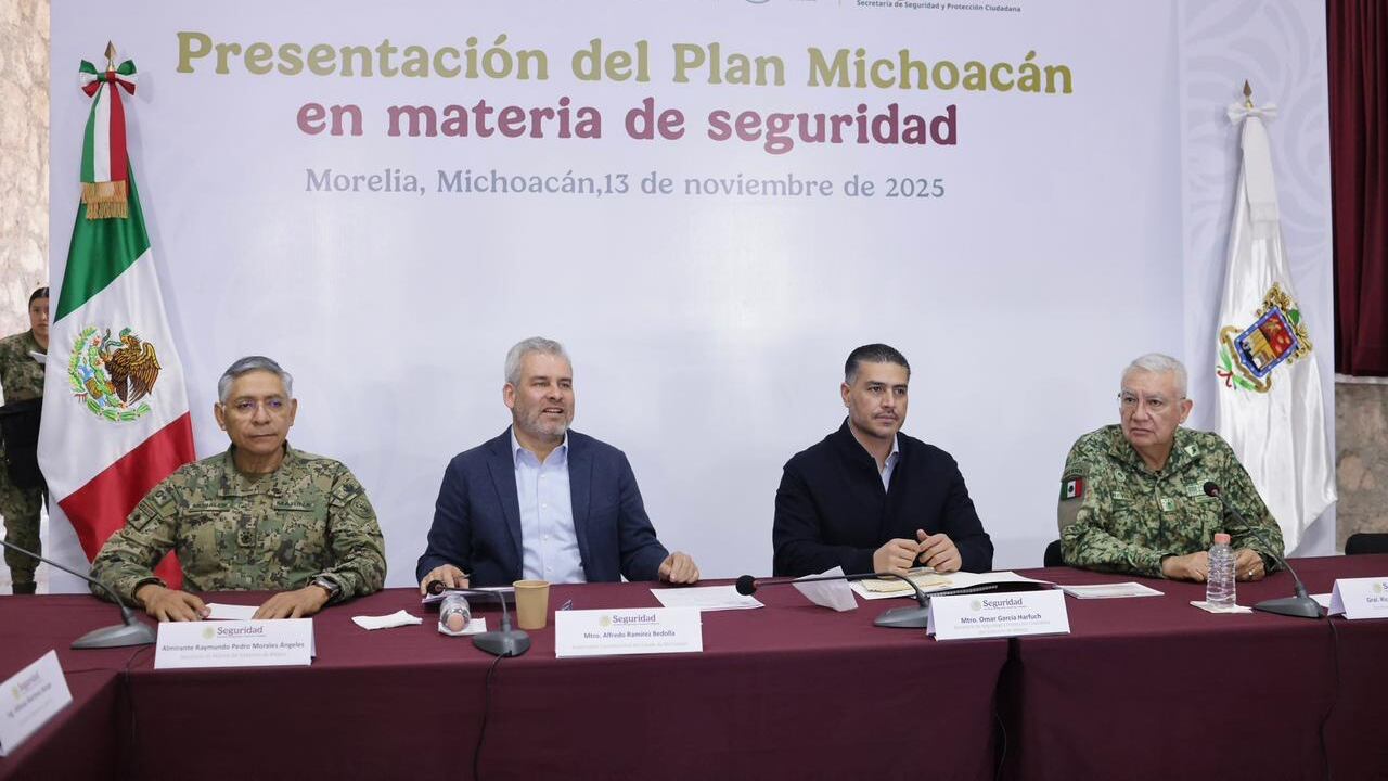 Plan Michoacán por la Paz y la Justicia reporta 122 detenidos