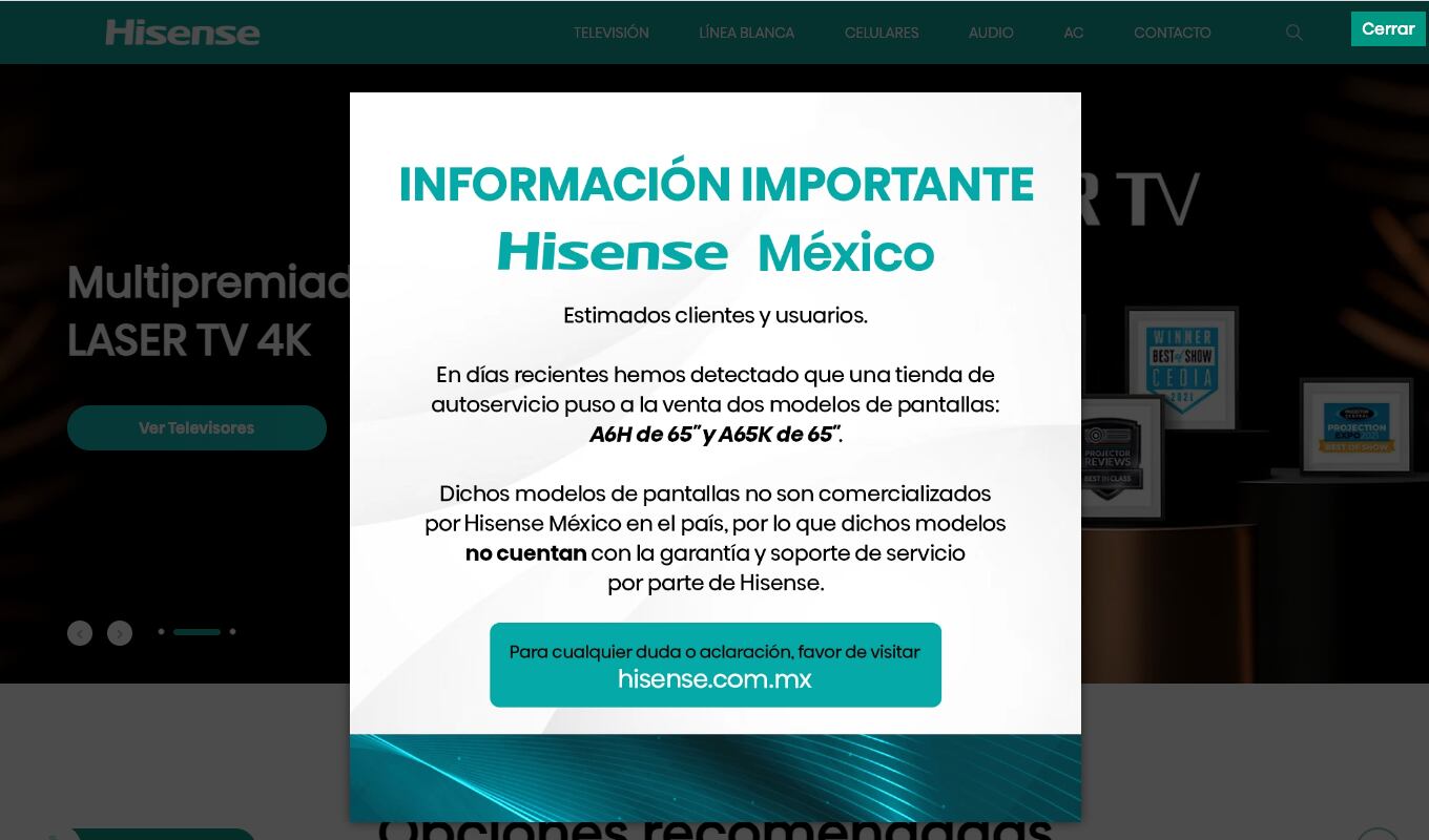 pantallas de Hisense