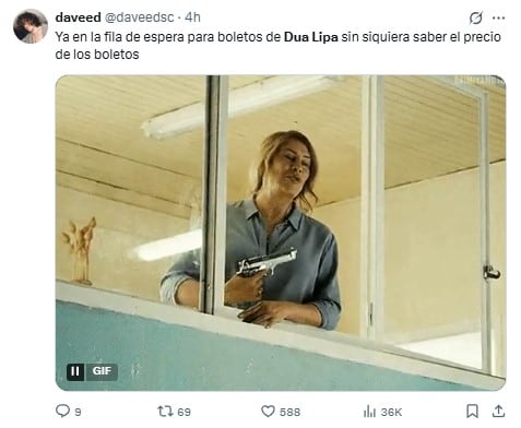 Memes por la venta a fans de Dua Lipa