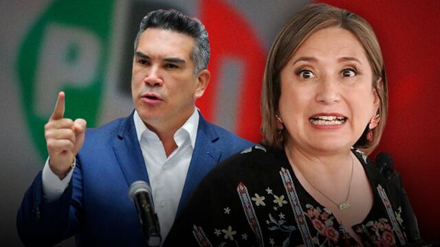 Alejandro Moreno y Xóchitl Gálvez