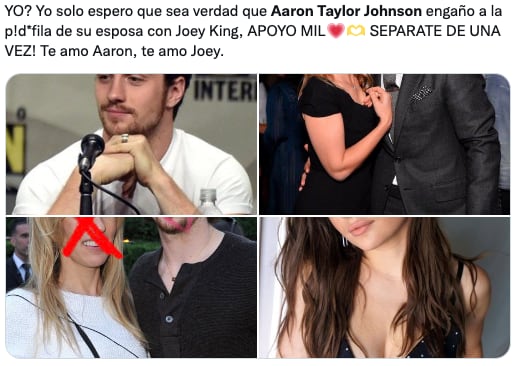 Rumores aseguran que Aaron Taylor-Johnson fue infiel con Joey King