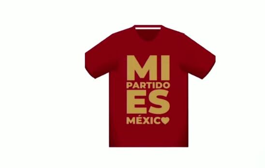 AMLO agradece a Edy Smol por playera de edición especial para la marcha del 27 de noviembre