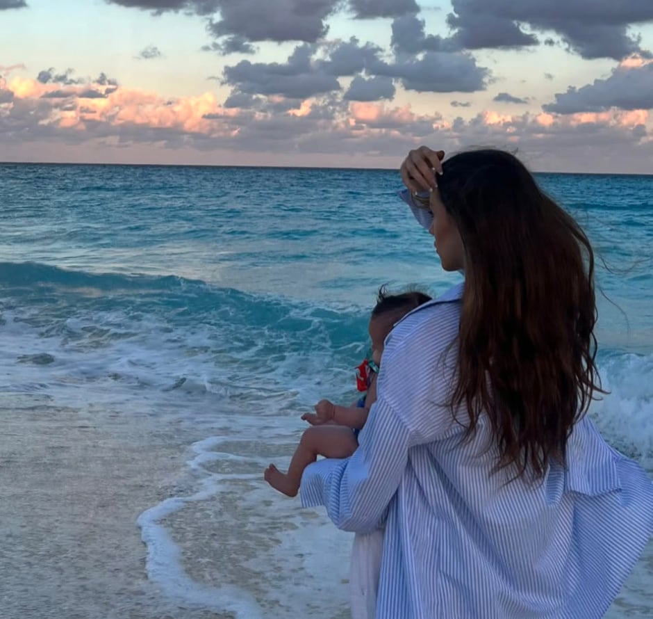 Marianne Gonzaga y su hija