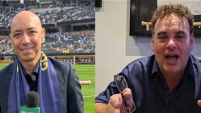 Gibrán Araige y David Faitelson