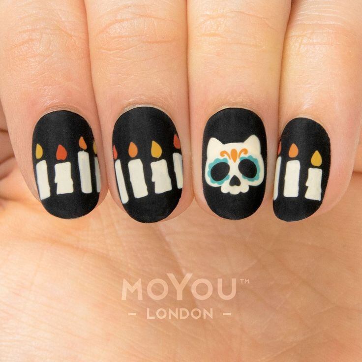 Día de Muertos 2023: Uñas de ofrenda