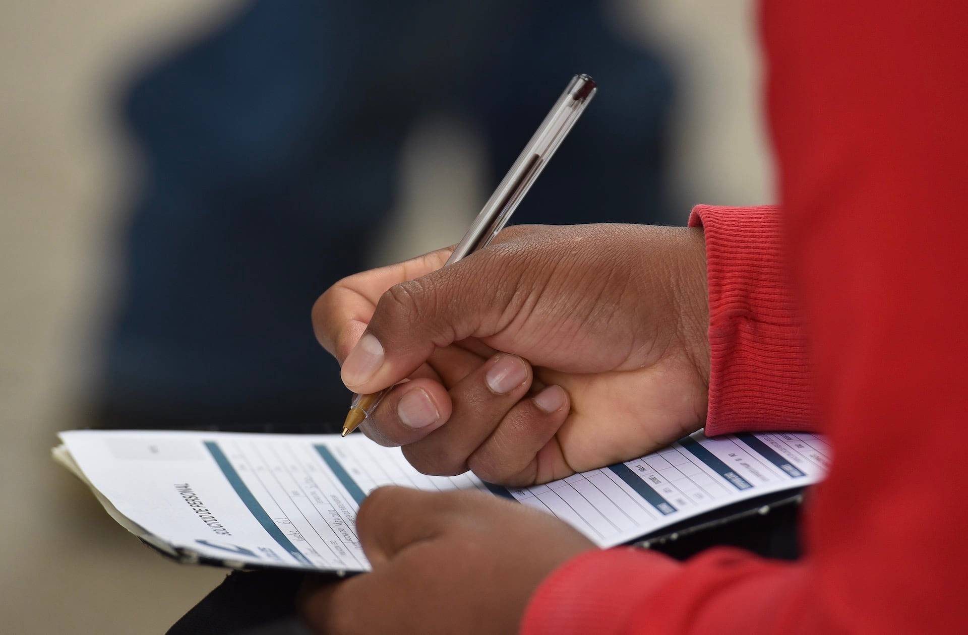 Imagen de una feria de empleo en Toluca, Estado de México