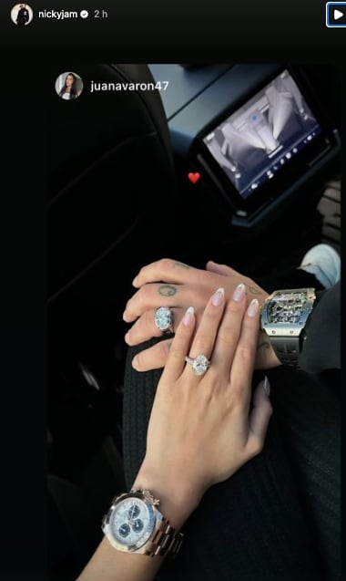 Nicky Jam y Juana se casan