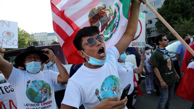 Simpatizantes de AMLO