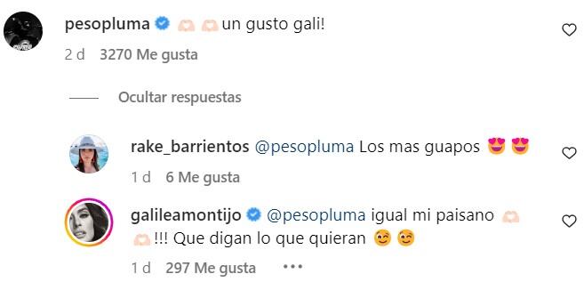 Galilea Montijo y Peso Pluma