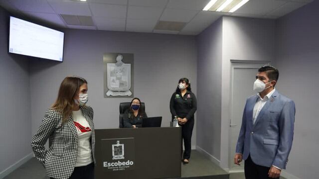 Clara Luz recibió a Ayala Robles.