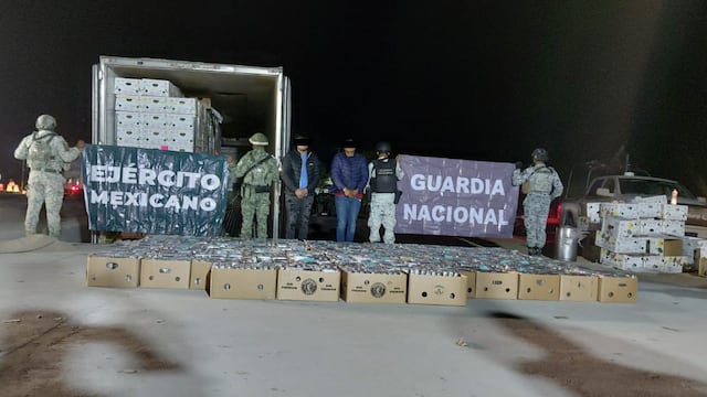 Dos detenidos durante operativo en Sonora
