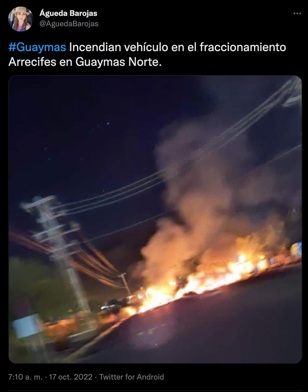 ¿Qué pasa en Guaymas, Sonora? Balaceras y carros quemados provocan pánico