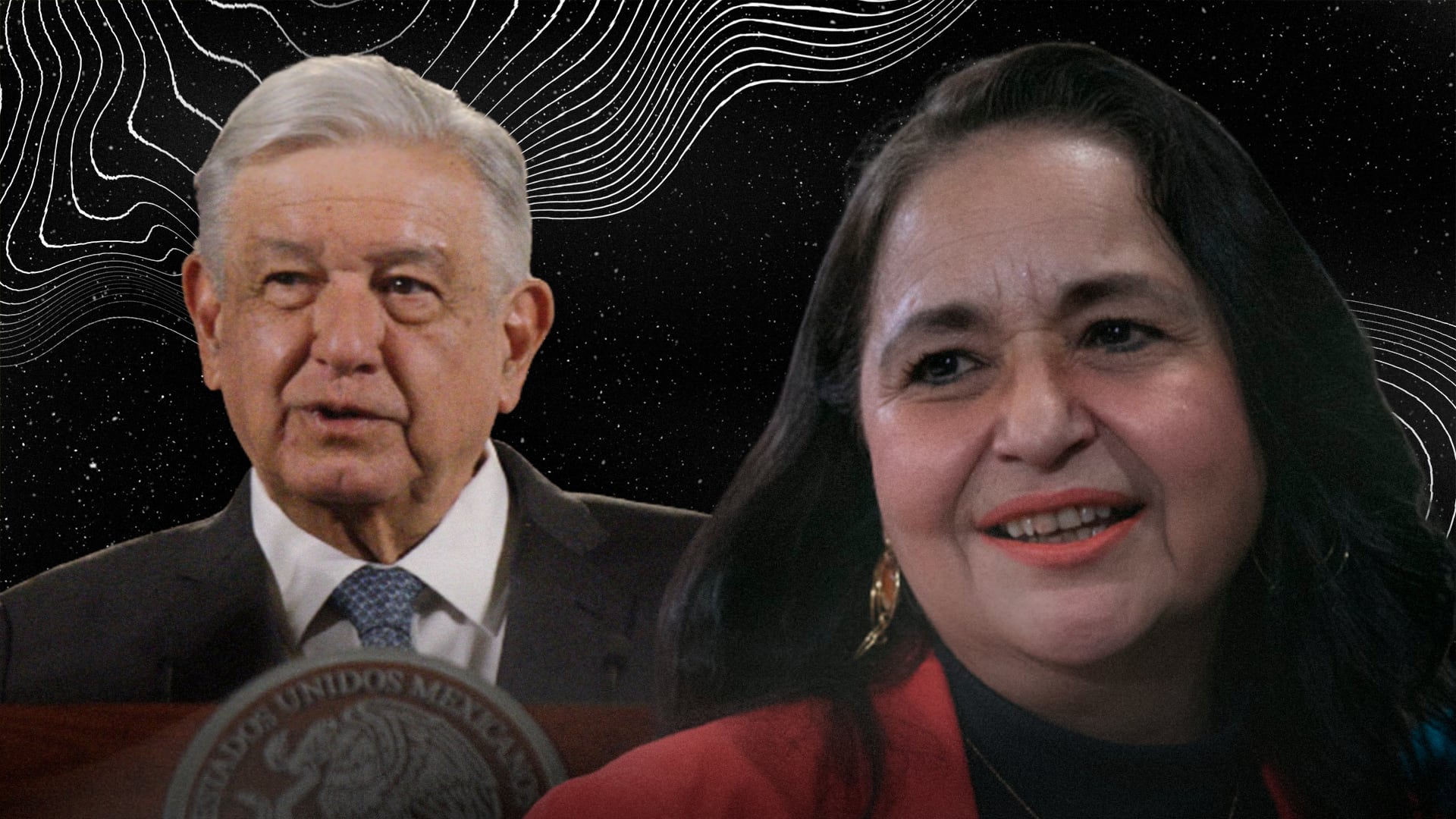 AMLO y Norma Piña