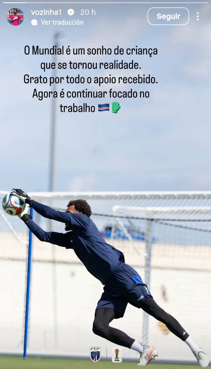 Vozinha agradece el apoyo que ha recibido