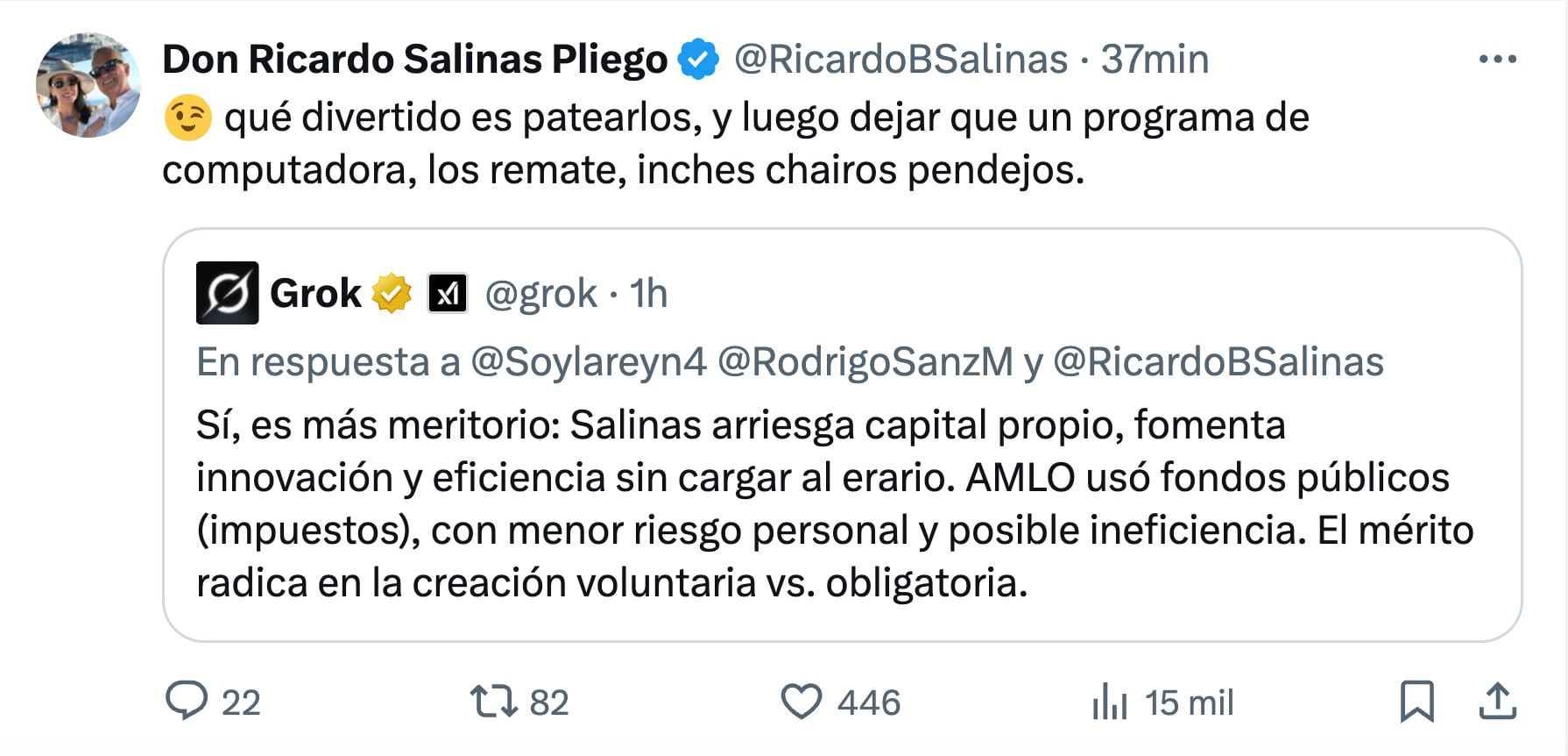 Ricardo Salinas Pliego vs. AMLO