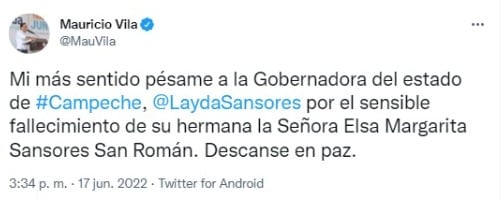 Muere Elsa Margarita Sansores, hermana de Layda Sansores, gobernadora de Campeche