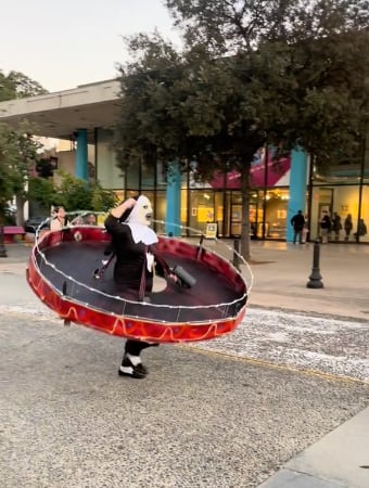 Monja de la feria, disfraz para Halloween