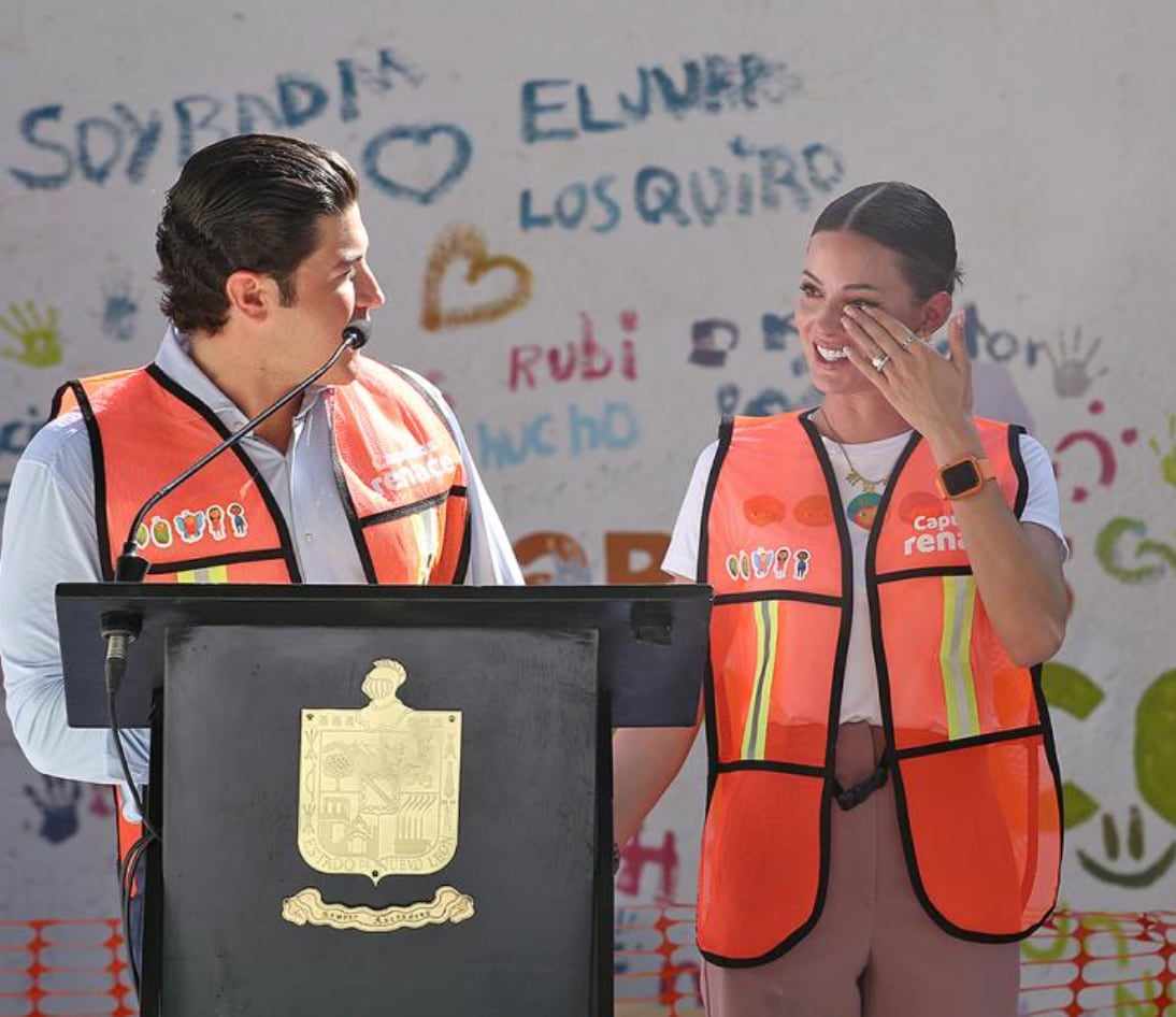 Mariana Rodríguez arranca reconstrucción al DIF Capullos