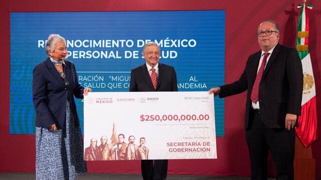 Entrega de cheque