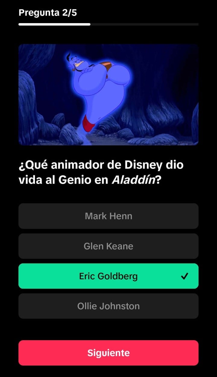 Respuestas de cartas Disney 100 en TikTok del 19 de octubre