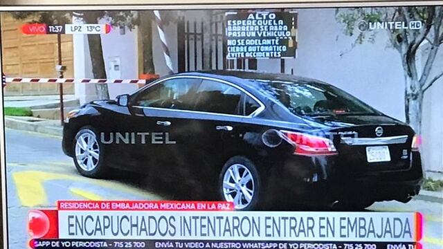 Transmisión en el canal Unitel de Bolivia