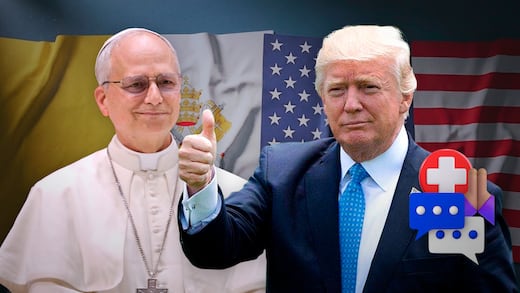 Donald Trump desea pronta recuperación al papa León XIV tras sus diferencias