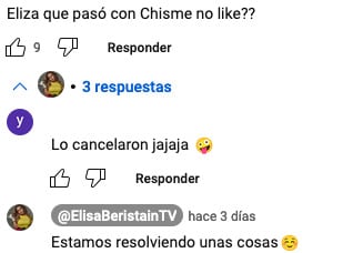 Elisa Beristain habla sobre el fin de Chisme No Like.