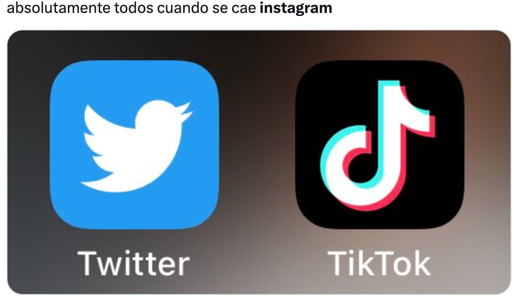 Memes de la caída de Instagram