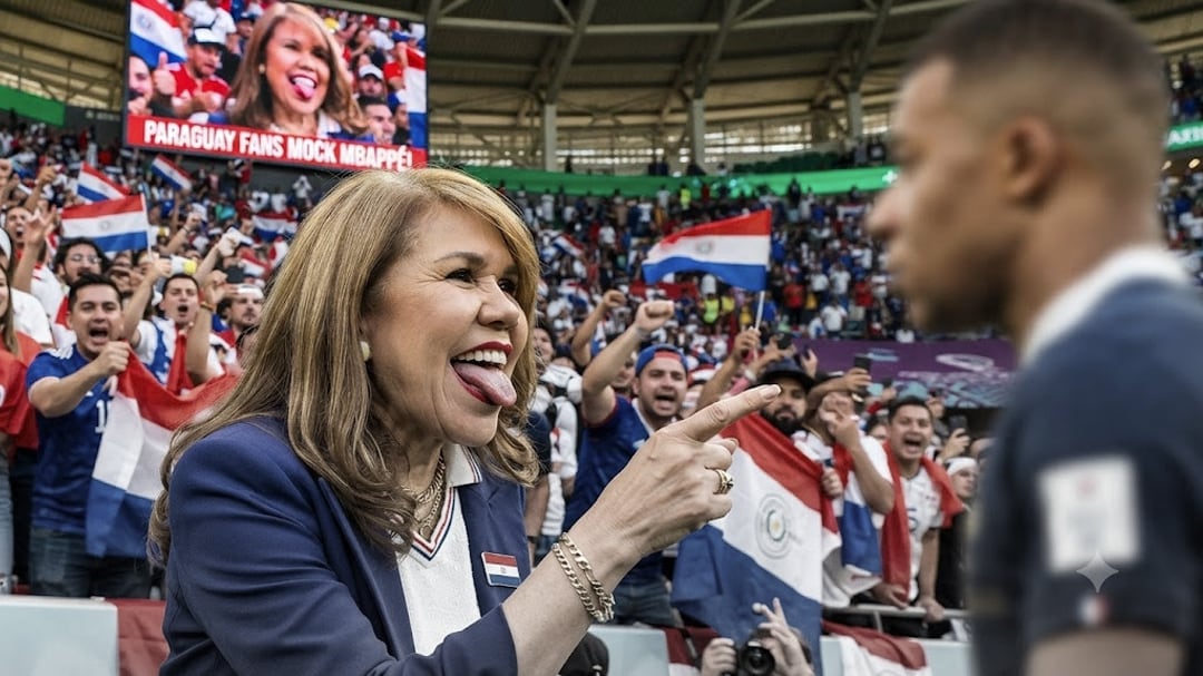 Celeste Amarilla se burla de la derrota de Francia tras polémicos dichos sobre Mbappé