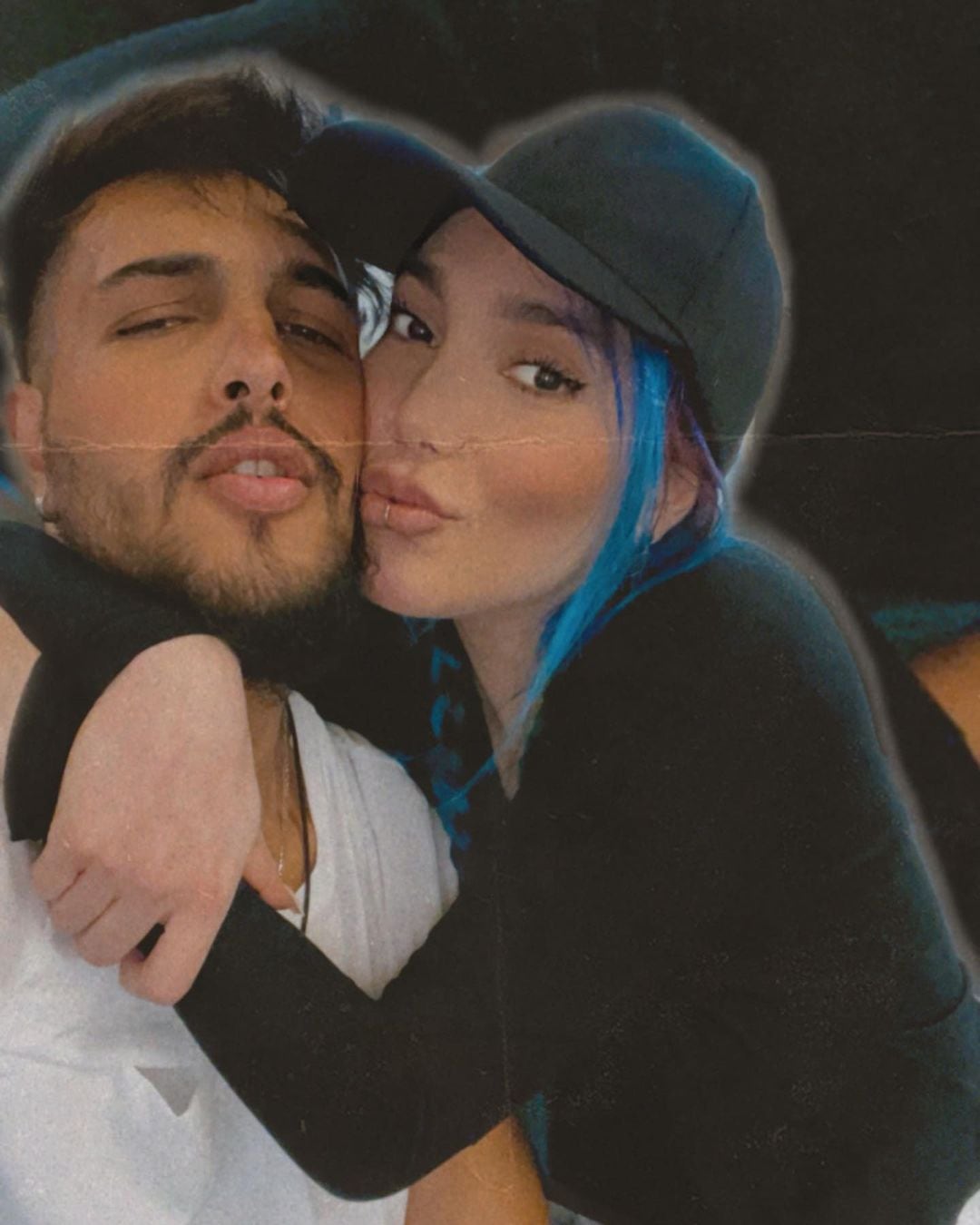 Frida Sofía y su novio.