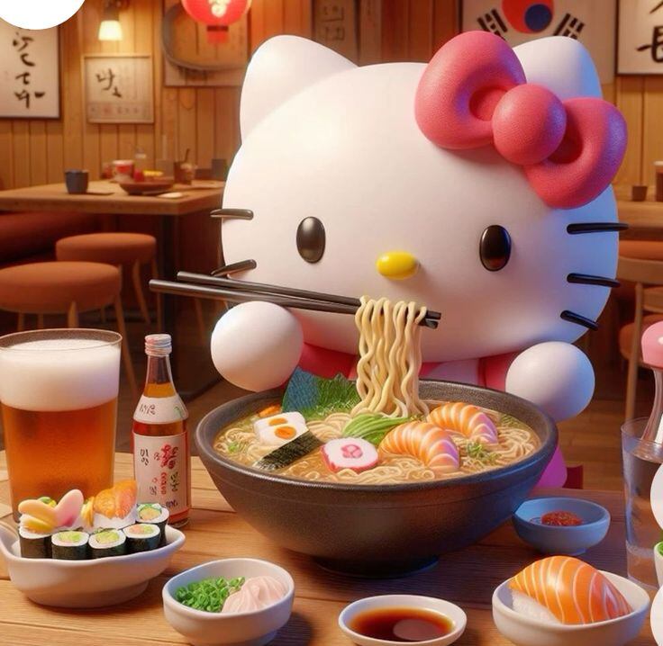 Esta es la sopa maruchan de Hello Kitty que se vende en Waldo's