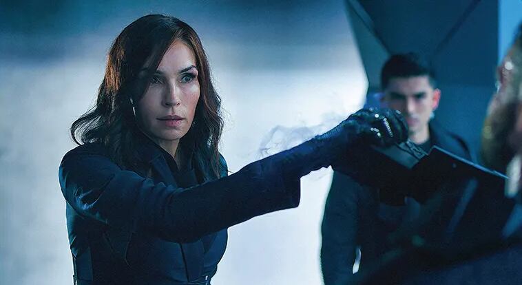 Famke Jenssen en la película de Los Caballeros del Zodiaco live action