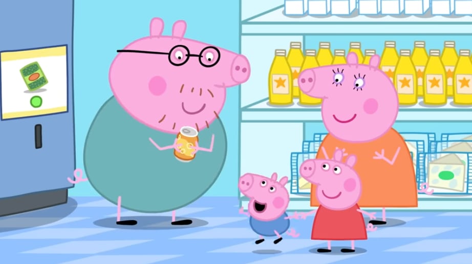 Peppa Pig por el Día Internacional Libre de Bolsas de Plástico