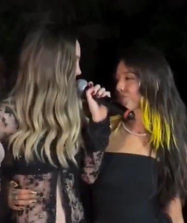 Belinda muestra admiración por Danna Paola.