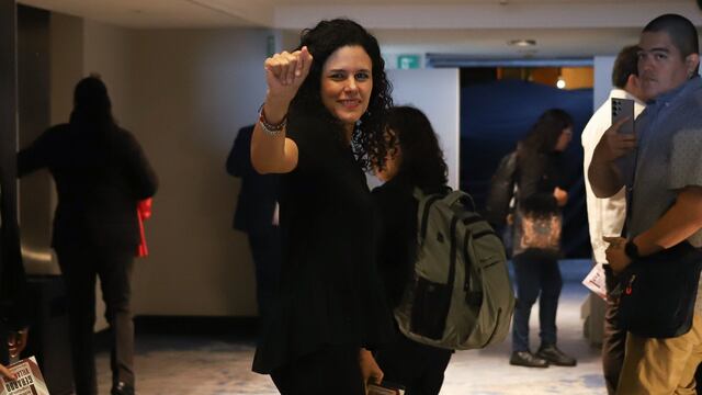 Luisa María Alcalde, dirigente nacional de Morena